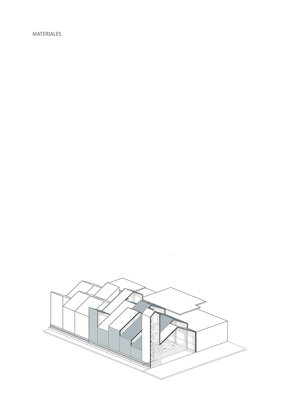 alt=esquema de materiales de la casa del pueblo