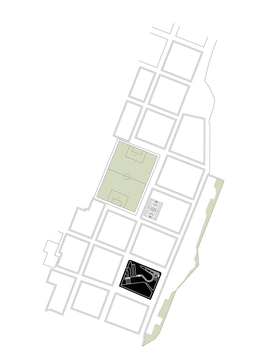 alt=ubicación de la plaza de la pachamama en ocobamba
